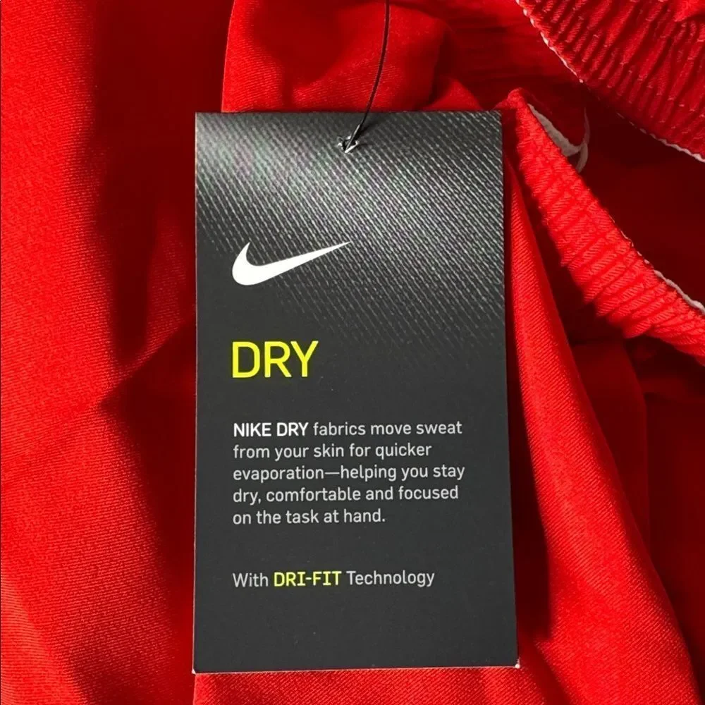 Women’s Nike Red Sport Shorts Dri-Fit AJ1266-657 Loose Fit Size M NWT